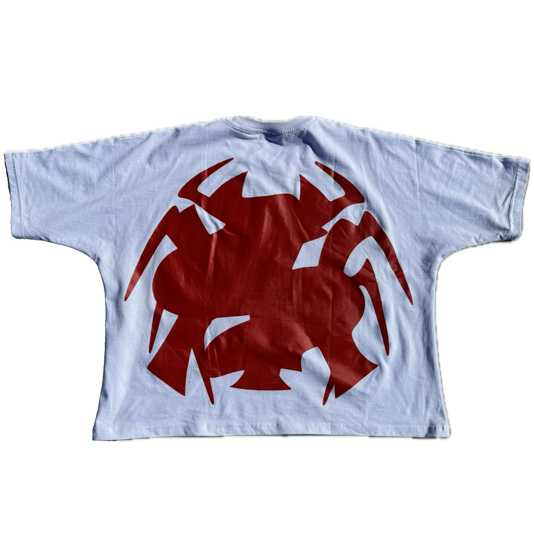 Flawless Saint Tee - White & Red