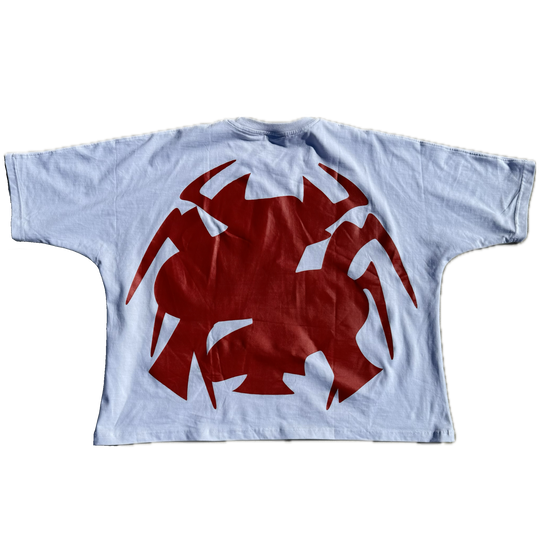 Flawless Saint Tee - White & Red